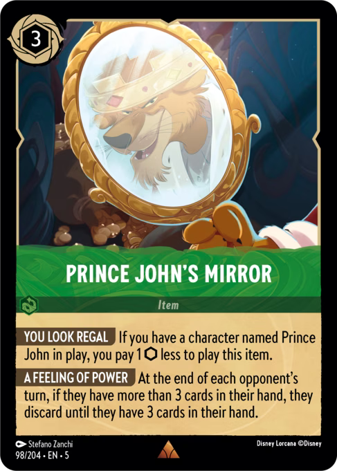Prince John's Mirror: Shimmering Skies