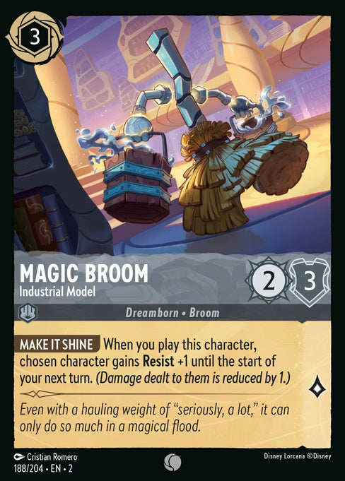 Magic Broom - Industrial Model - (Foil): Rise of the Floodborn