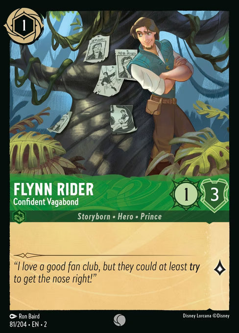 Flynn Rider - Confident Vagabond - (Foil): Rise of the Floodborn
