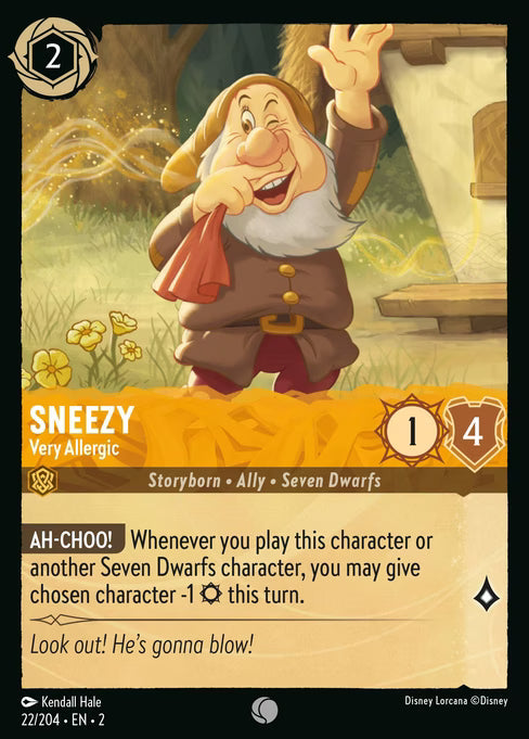 Sneezy - Very Allergic: Rise of the Floodborn