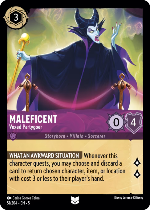Maleficent - Vexed Partygoer - (Foil): Shimmering Skies