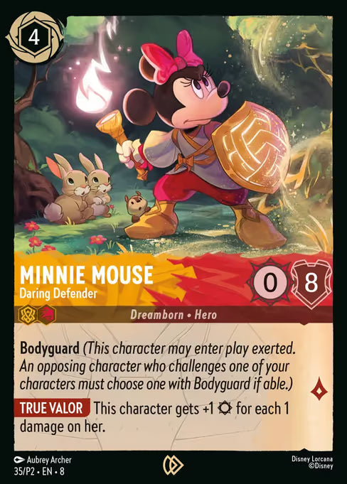 Minnie Mouse - Daring Defender (#035) (Buy-a-Box) - (Foil): Promo Set 2