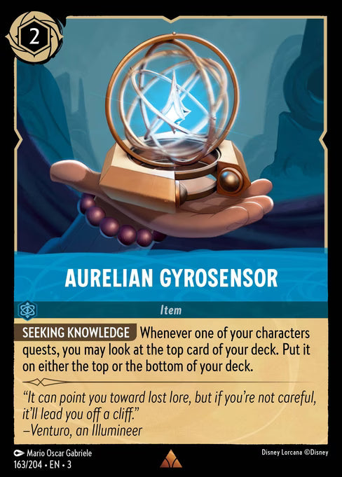 Aurelian Gyrosensor: Into the Inklands