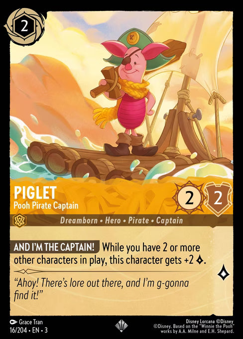 Piglet - Pooh Pirate Captain: Into the Inklands