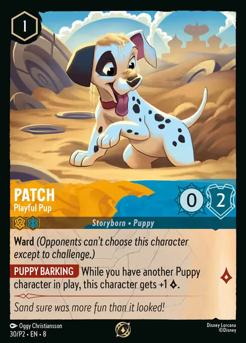 Patch - Playful Pup (#030) (League) - (Foil): Promo Set 2