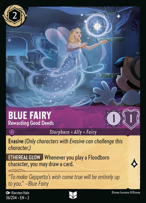 Blue Fairy - Rewarding Good Deeds - (Foil): Rise of the Floodborn