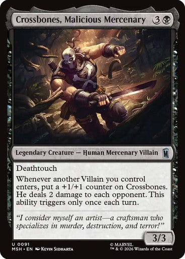 Crossbones, Malicious Mercenary: Marvel Super Heroes