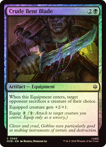 Crude Bent Blade - (Foil): The Hobbit