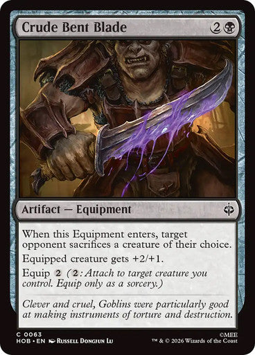 Crude Bent Blade: The Hobbit