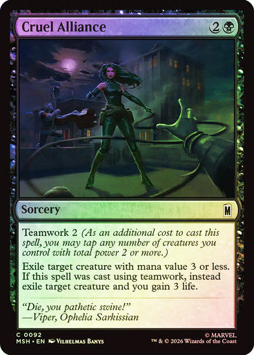 Cruel Alliance - (Foil): Marvel Super Heroes