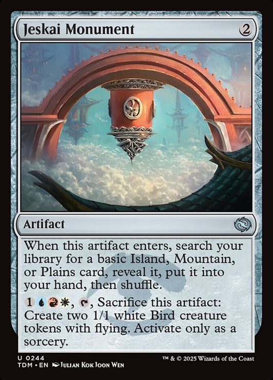 Jeskai Monument - (Foil): Tarkir: Dragonstorm
