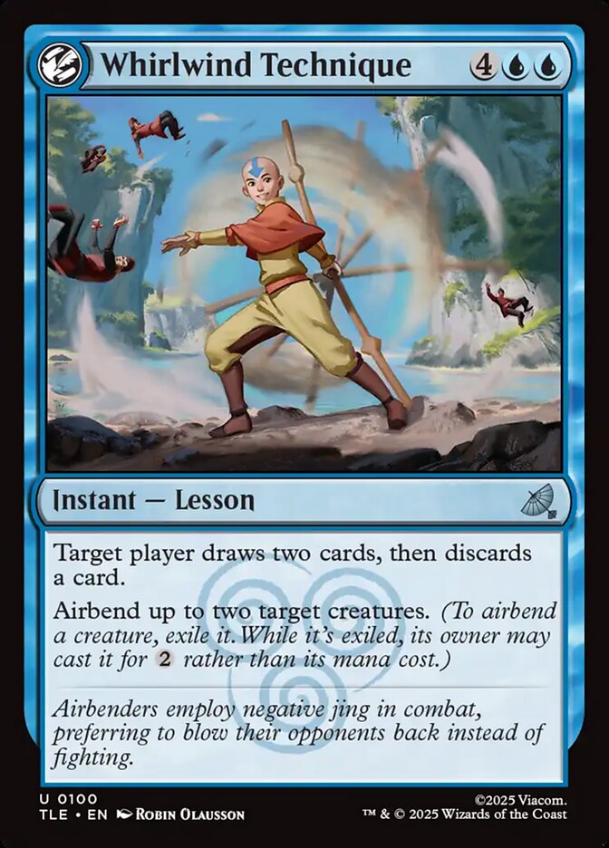 Whirlwind Technique - (Foil): Avatar: The Last Airbender Eternal