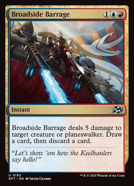 Broadside Barrage - (Foil): Aetherdrift