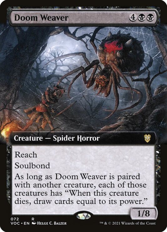 Doom Weaver (Extended Art): Crimson Vow Commander