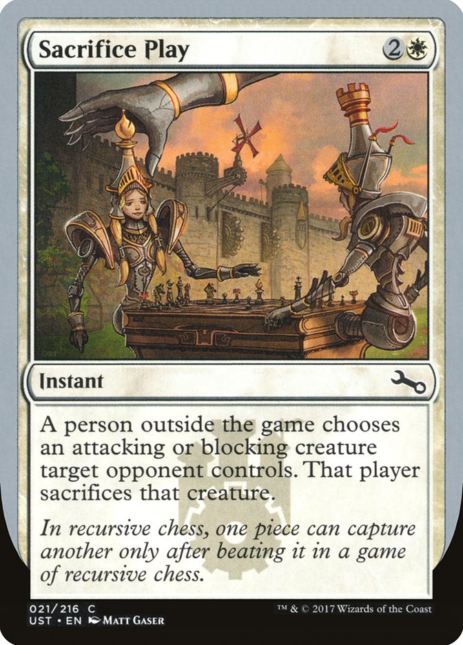Sacrifice Play: Unstable