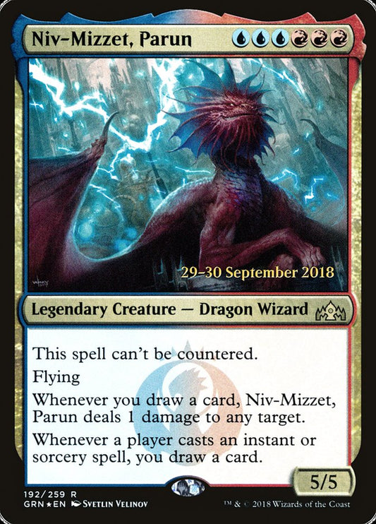 Niv-Mizzet, Parun (Prerelease) (Guilds of Ravnica) - (Foil): Guilds of Ravnica Promos