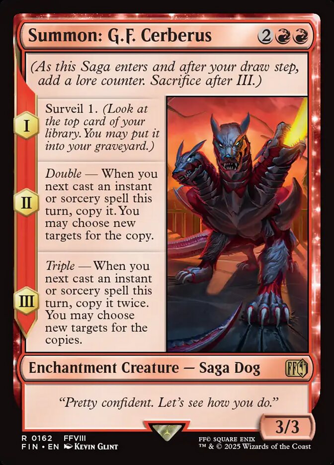 Summon: G.F. Cerberus: Final Fantasy