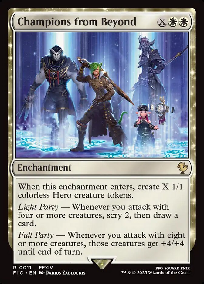 Champions from Beyond (Surge Foil) - (Foil): Final Fantasy Commander