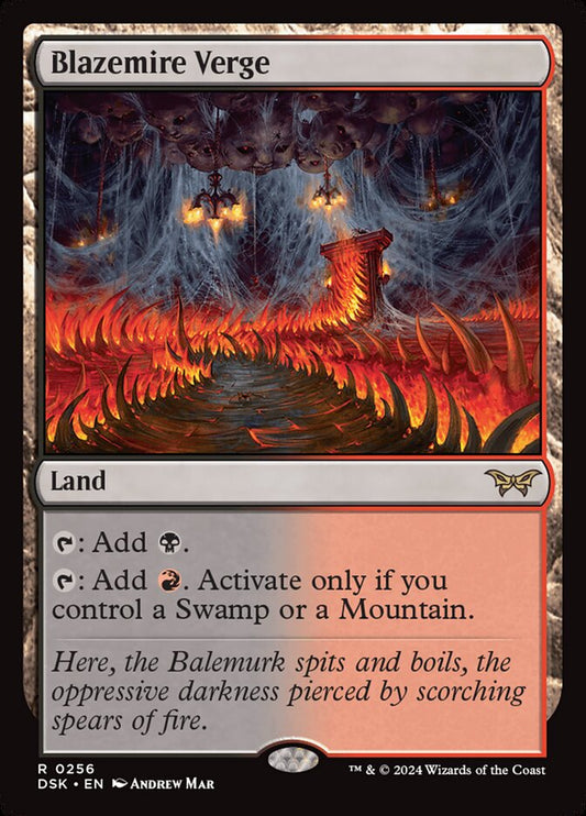 Blazemire Verge - (Foil): Duskmourn: House of Horror