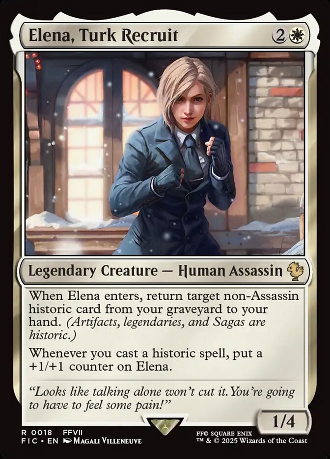 Elena, Turk Recruit: Final Fantasy Commander