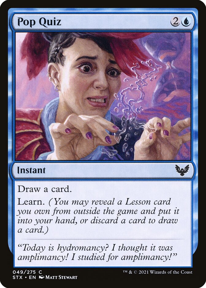 Pop Quiz: Strixhaven: School of Mages