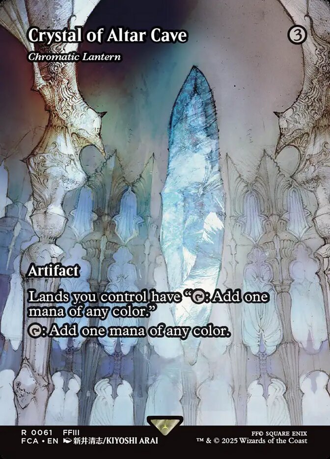 Chromatic Lantern (Crystal of the Altar Cave) (Borderless): Final Fantasy: Through the Ages