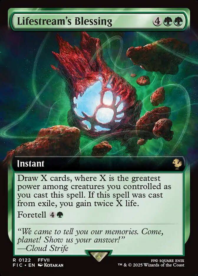 Lifestream's Blessing - (Foil): Final Fantasy Commander