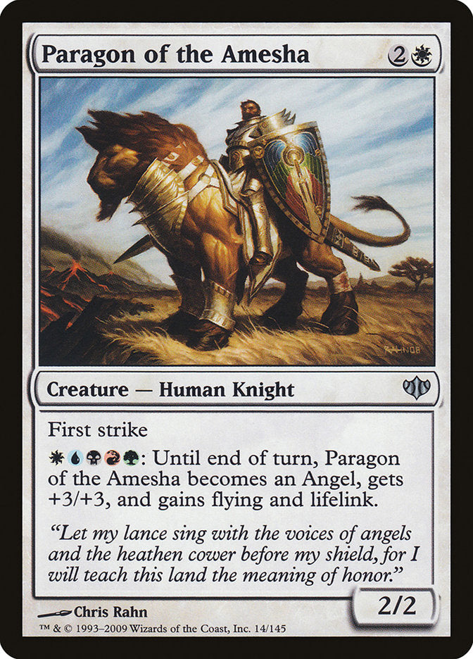 Paragon of the Amesha - (Foil): Conflux