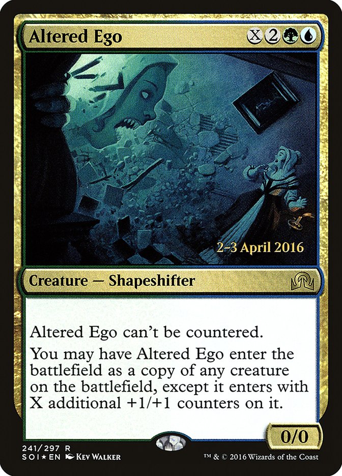 Altered Ego (Prerelease) (Shadows over Innistrad) - (Foil): Shadows over Innistrad Promos