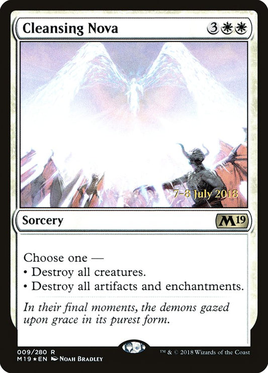Cleansing Nova - (Foil): Core Set 2019 Promos