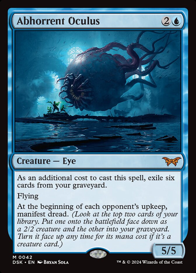 Abhorrent Oculus - (Foil): Duskmourn: House of Horror