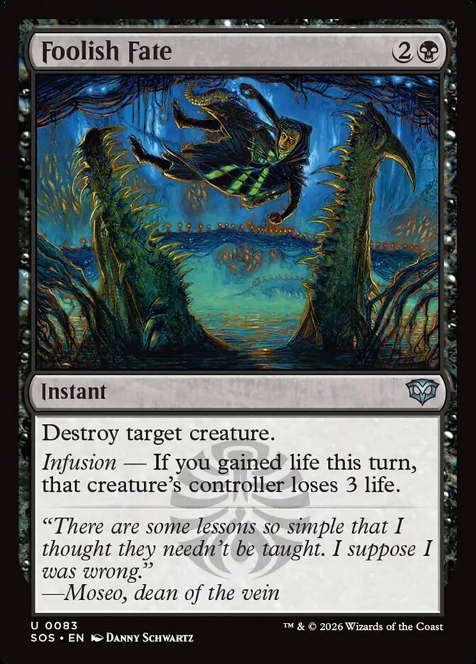 Foolish Fate - (Foil): Secrets of Strixhaven