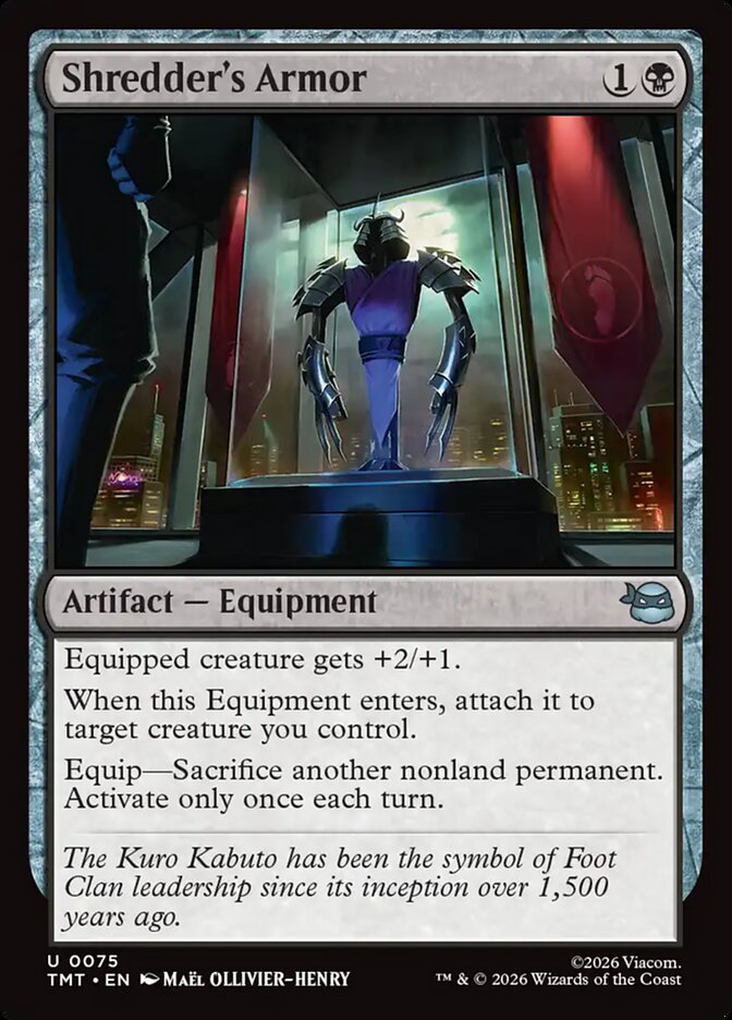 Shredder's Armor: Teenage Mutant Ninja Turtles