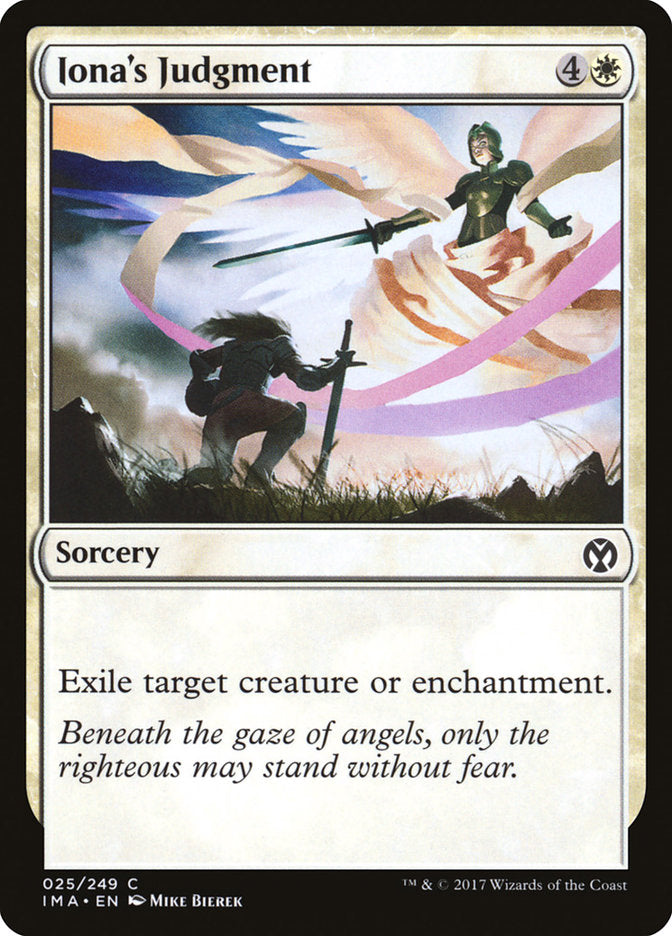 Iona's Judgment - (Foil): Iconic Masters