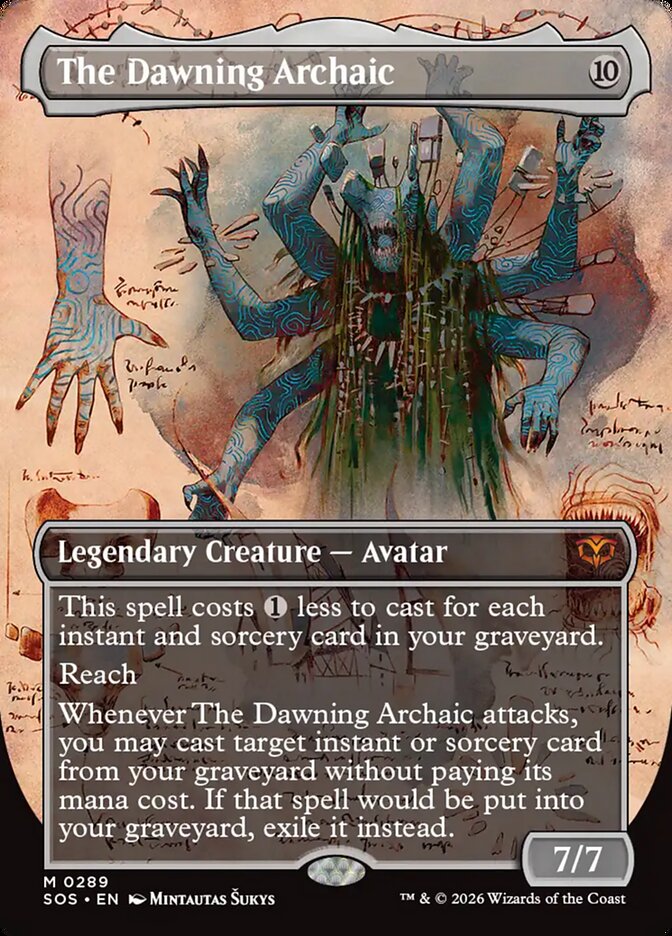 The Dawning Archaic - (Foil): Secrets of Strixhaven