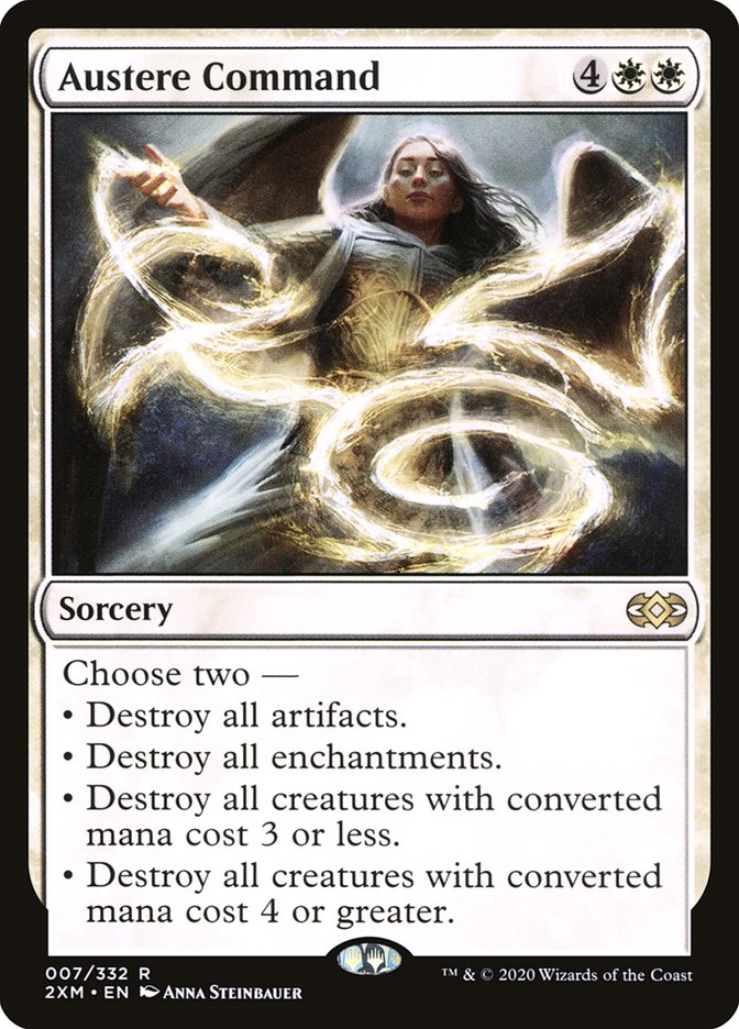 Austere Command - (Foil): Double Masters