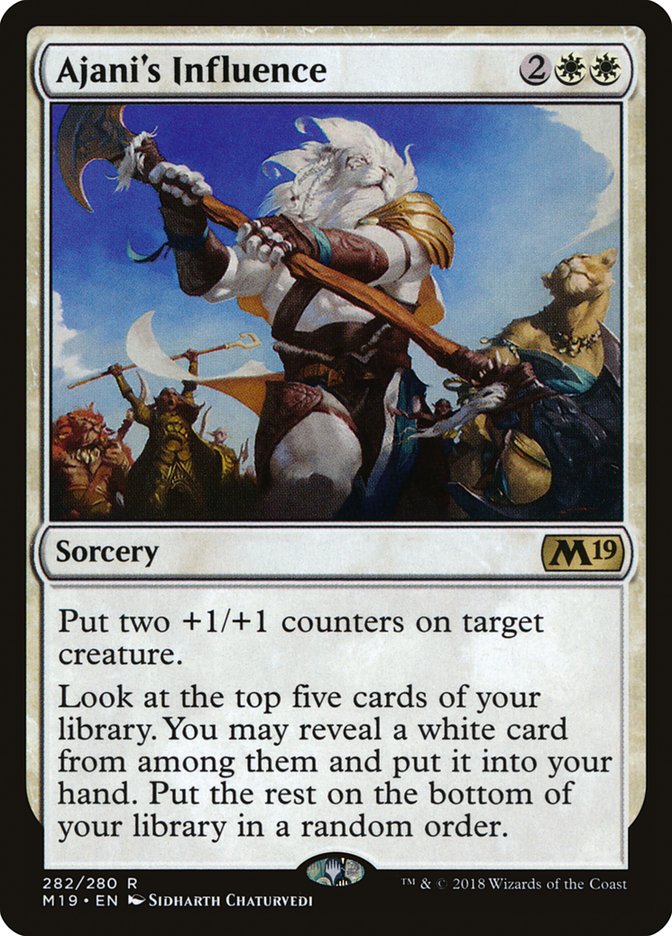 Ajani's Influence (Planeswalker Deck): Core Set 2019