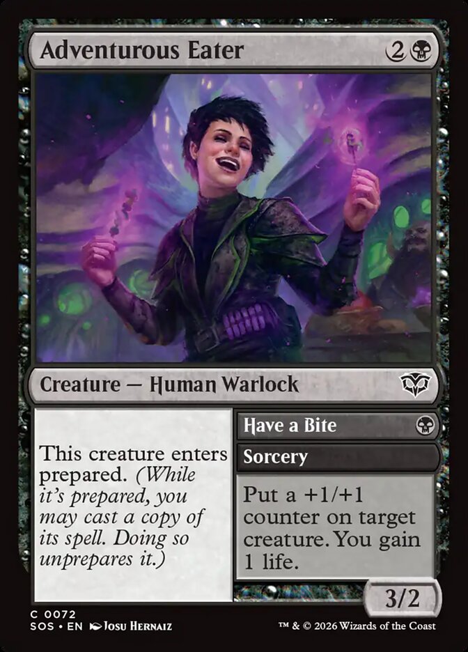Adventurous Eater // Have a Bite - (Foil): Secrets of Strixhaven