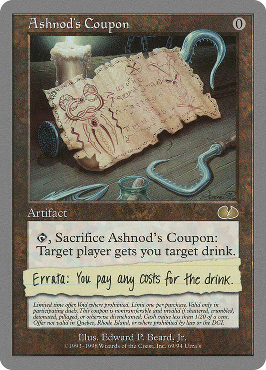 Ashnod's Coupon: Unglued