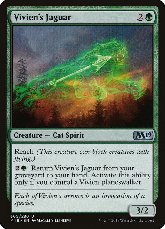 Vivien's Jaguar (Planeswalker Deck): Core Set 2019