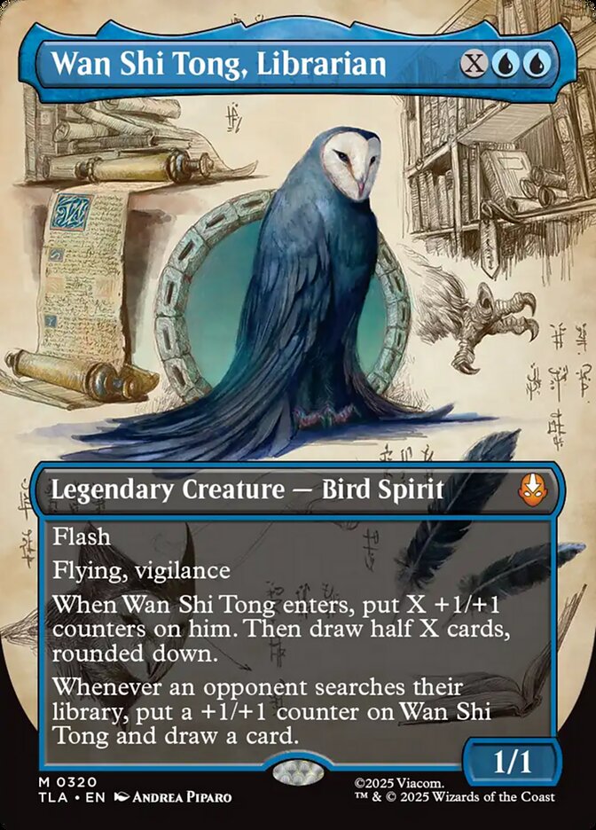 Wan Shi Tong, Librarian (Borderless) - (Foil): Avatar: The Last Airbender