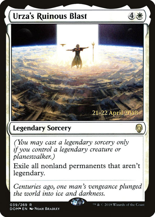 Urza's Ruinous Blast (Prerelease) (Dominaria) - (Foil): Dominaria Promos
