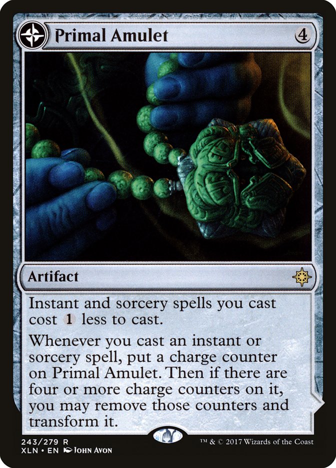 Primal Amulet // Primal Wellspring: Ixalan