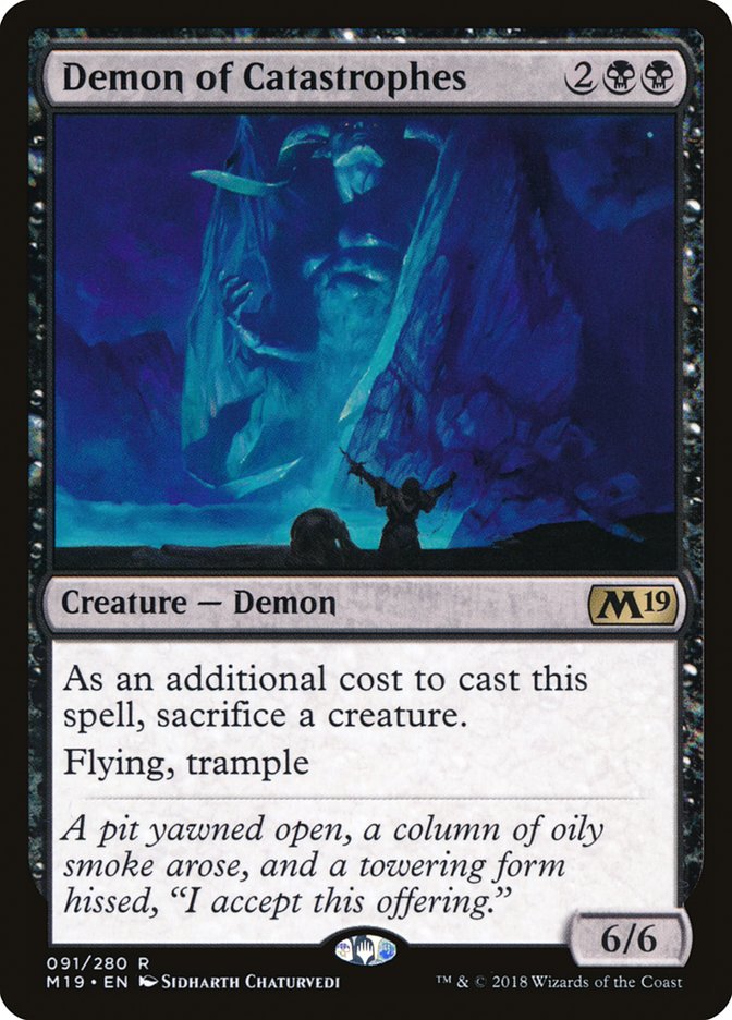 Demon of Catastrophes - (Foil): Core Set 2019