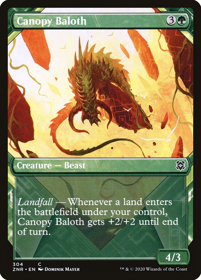 Canopy Baloth (Showcase): Zendikar Rising