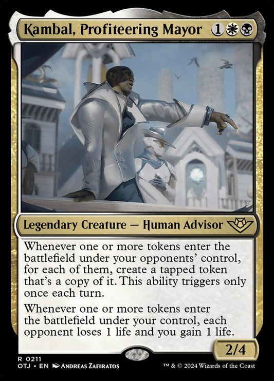 Kambal, Profiteering Mayor - (Foil): Outlaws of Thunder Junction