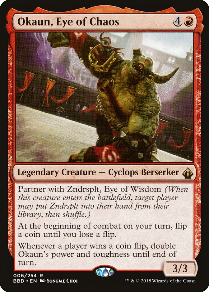 Okaun, Eye of Chaos - (Foil): Battlebond