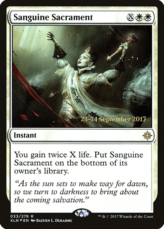 Sanguine Sacrament - (Foil): Ixalan Promos