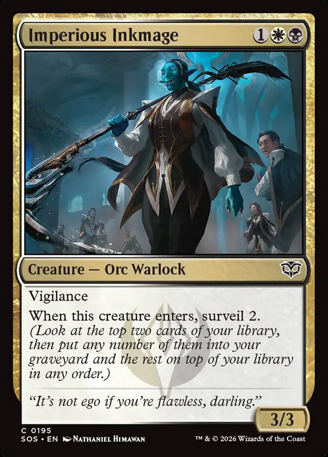 Imperious Inkmage - (Foil): Secrets of Strixhaven