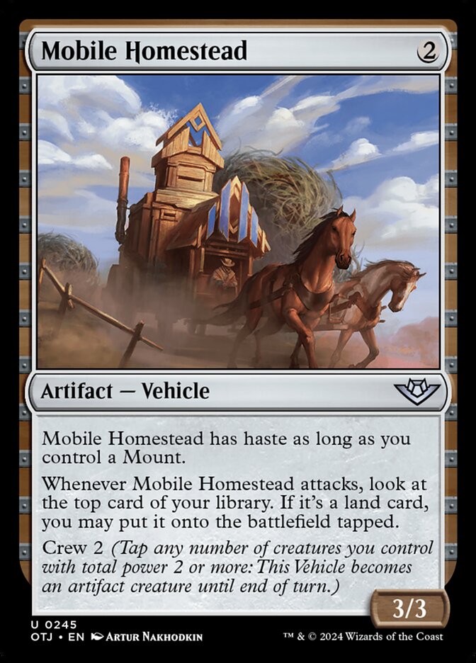 Mobile Homestead - (Foil): Outlaws of Thunder Junction